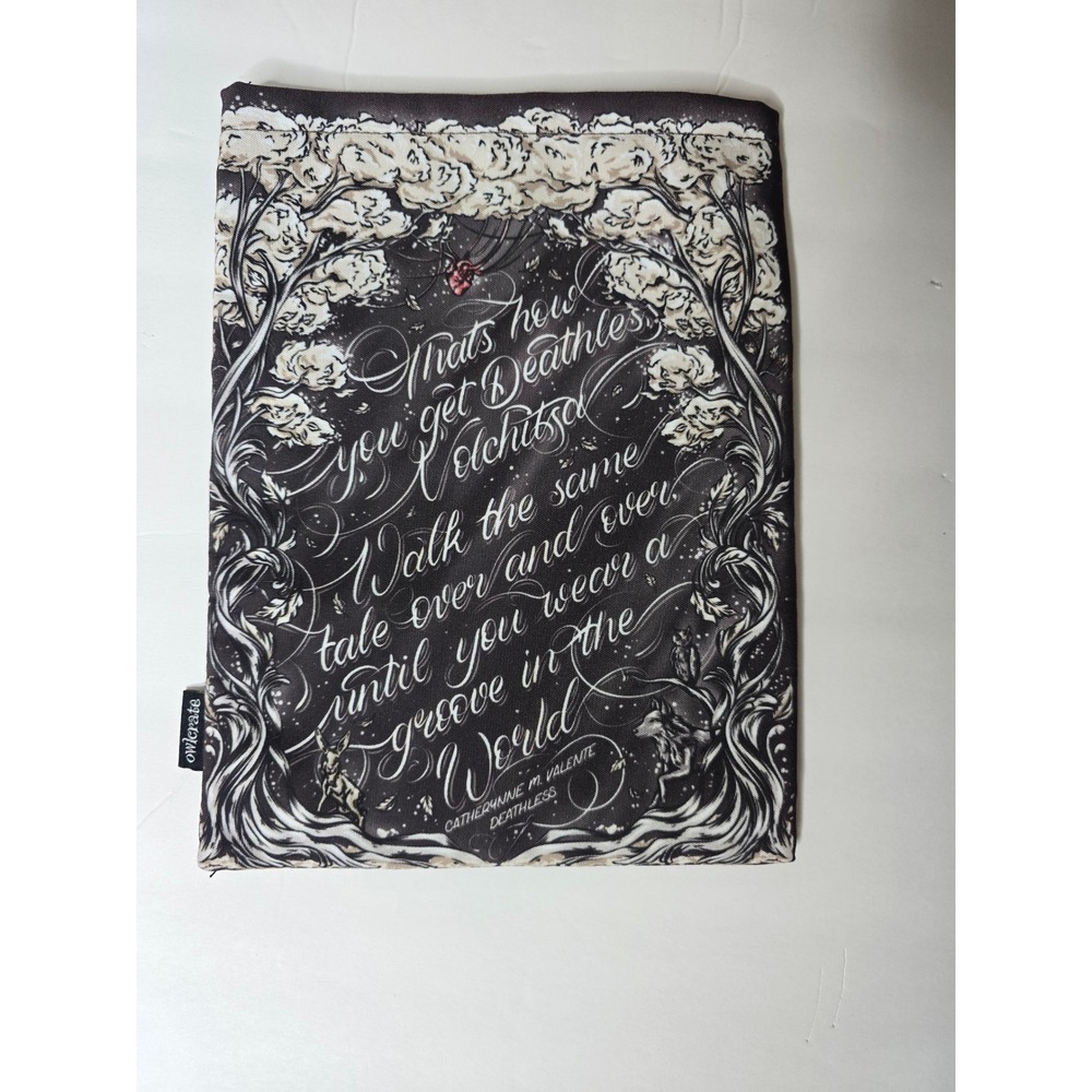 Owlcrate Book Sleeve Deathless Kingdom of the Wicked Alice M Valente